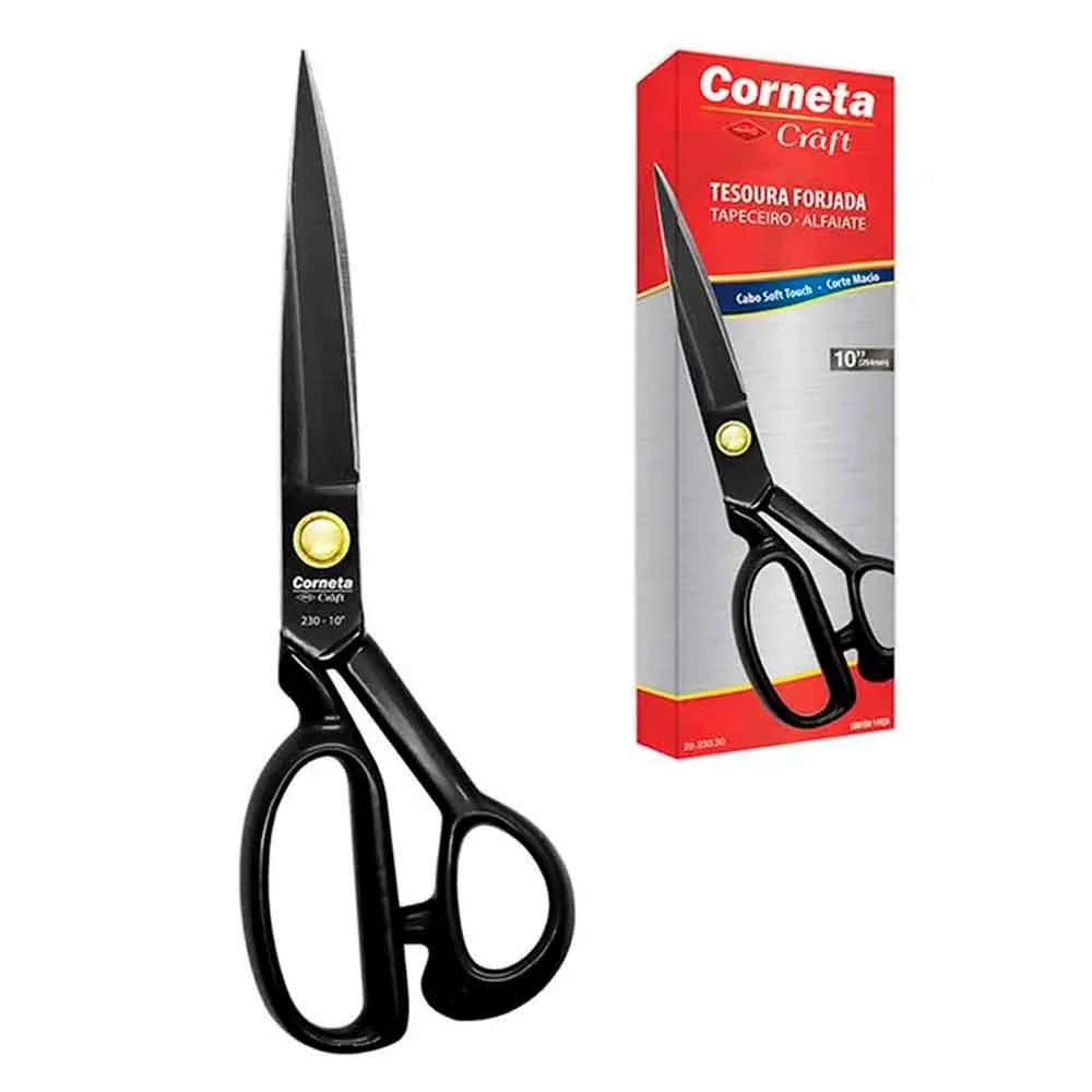 Tesoura Alfaiate Tapeceiro 10 Pol Corneta 